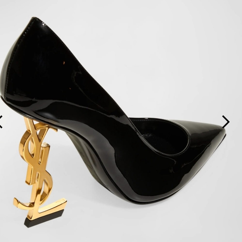 Saint LaurentOpyum Point-Toe Patent Leather Pumps